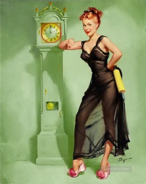 Nude Painting - Gil Elvgren pin up 33